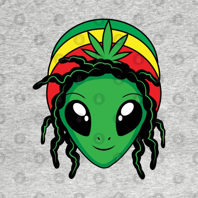 Rasta Alien by MightyShroom